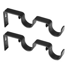 Nova Curtain Double Brackets (Set of 2)